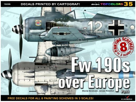 PANZERWAFFE 1941-43 Part 1 Profiles & Decals 1/72 1/48 1/35 KAGERO Top Colors 22 