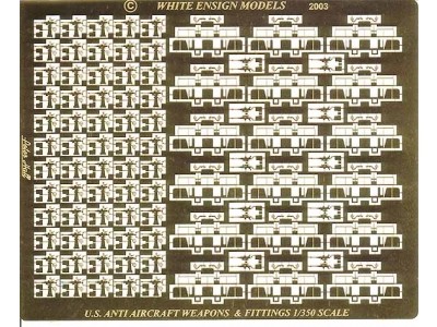 WEM 1/350 WWII USN Light AA Weapons (PE 35055)