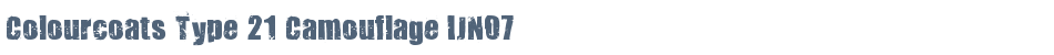 Colourcoats Type 21 Camouflage IJN07