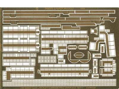 WEM 1/350 USS Essex Perforated Catwalks (PE 35054)