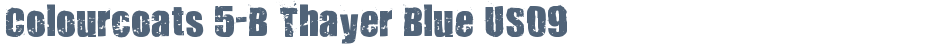Colourcoats 5-B Thayer Blue US09