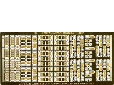 WEM 1/350 Imperial Japanese Navy Doors & Hatches Superset (PE 35102)