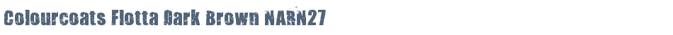 Colourcoats Flotta Dark Brown NARN27