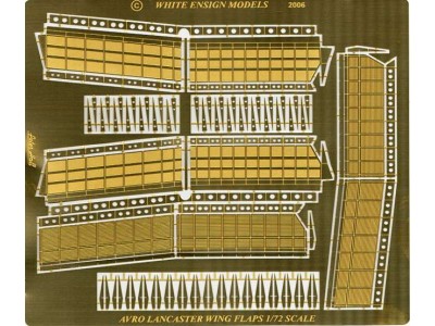 WEM 1/72 Avro Lancaster Wing Flap Details (PE 7229)