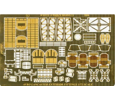 WEM 1/72 Avro Lancaster Exterior Details (PE 7225)