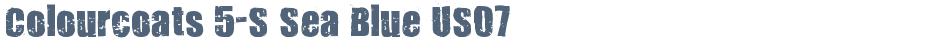 Colourcoats 5-S Sea Blue US07
