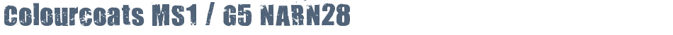 Colourcoats MS1 / G5 NARN28