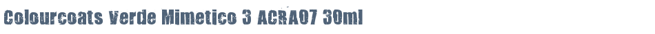 Colourcoats Verde Mimetico 3 ACRA07 30ml
