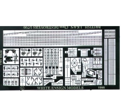 WEM 1/700 J, K, N Class Destroyer (PE 727)