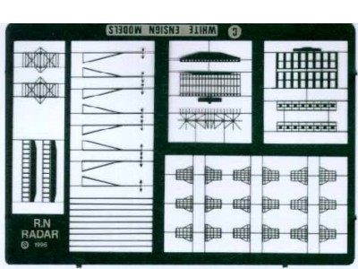 WEM 1/350 Post-War RN Radars (PE 35001)