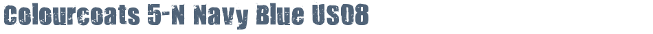 Colourcoats 5-N Navy Blue US08