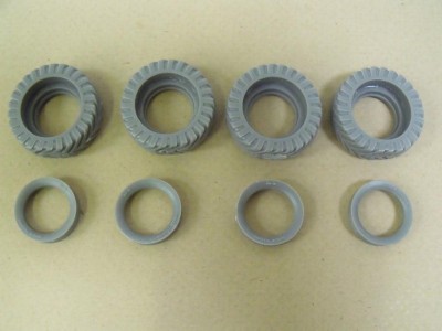 WEM 1/35 AEC Dorchester ACV Weighted Wheels (PRO 13501)