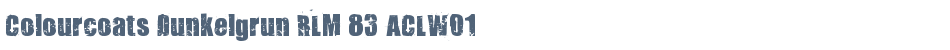 Colourcoats Dunkelgrun RLM 83 ACLW01