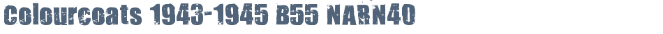 Colourcoats 1943-1945 B55 NARN40