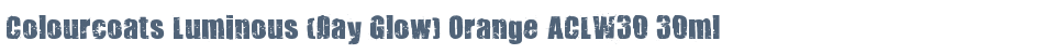 Colourcoats Luminous (Day Glow) Orange ACLW30 30ml