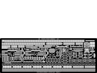 WEM 1/350 USS Indianapolis (CA-35) (Academy/Trumpeter) (PE