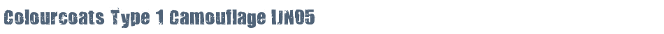 Colourcoats Type 1 Camouflage IJN05