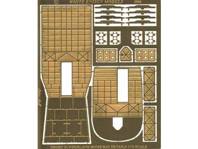 WEM 1/72 Short Sunderland Depth Charge Handling Compartment Details (PE 7207)