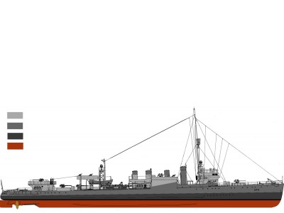 WEM USS Reuben James 1941 (P 019)