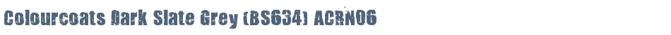Colourcoats Dark Slate Grey (BS634) ACRN06