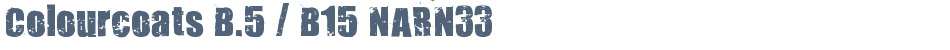 Colourcoats B.5 / B15 NARN33
