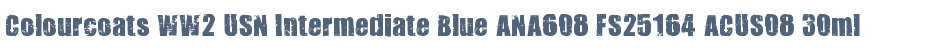 Colourcoats WW2 USN Intermediate Blue ANA608 FS25164 ACUS08 30ml