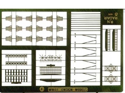 WEM 1/700 Post-War RN Radars (PE 701)