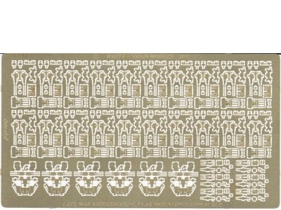 WEM 1/350 Kriegsmarine Late War AA Weapons (PE 35143)