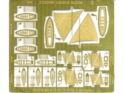 WEM 1/600 RN Ship's Boat's Details (PE 622)