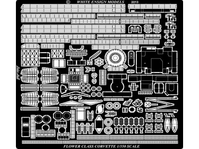 WEM 1/350 Flower Class Corvette (Mirage) (PE 35171)