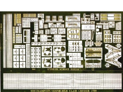 WEM 1/700 Southampton Class Cruiser (PE 732)