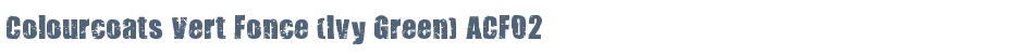 Colourcoats Vert Fonce (Ivy Green) ACF02