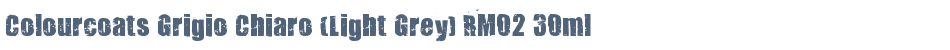 Colourcoats Grigio Chiaro (Light Grey) RM02 30ml