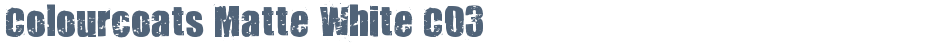 Colourcoats Matte White C03