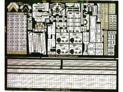 WEM 1/600 HMS Warspite (PE 614)