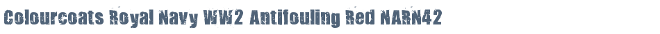 Colourcoats Royal Navy WW2 Antifouling Red NARN42