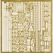 Details about   1/200 1/350 1/700 Scale PE Number Leakage Spray Template Tools for Warship Model 