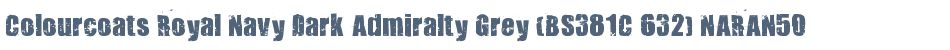 Colourcoats Royal Navy Dark Admiralty Grey (BS381C 632) NARAN50