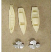 WEM 1/350 HMS Eskimo Boat and Propeller Set (PRO 3534)