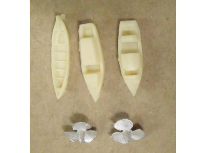 WEM 1/350 HMS Eskimo Boat and Propeller Set (PRO 3534)