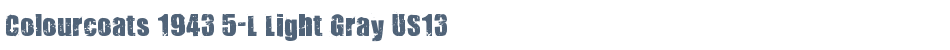 Colourcoats 1943 5-L Light Gray US13