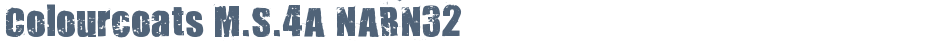 Colourcoats M.S.4A NARN32
