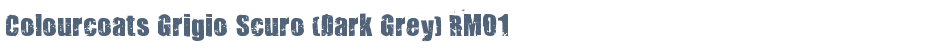 Colourcoats Grigio Scuro (Dark Grey) RM01