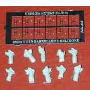 WEM 1/700 Mk V Twin powered Oerlikons (with armoured box) (PRO 7038)