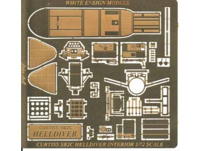 WEM 1/72 SB2C Helldiver Interior Details (PE 7220)