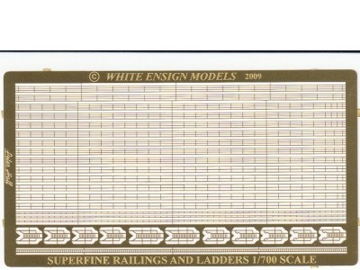 WEM 1/700 Super Fine Rails & Ladders (PE 795)