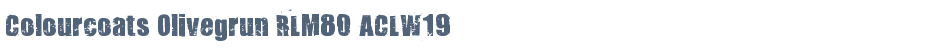 Colourcoats Olivegrun RLM80 ACLW19