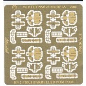 WEM 1/700 8-Barrelled Pom-poms (PE 792)