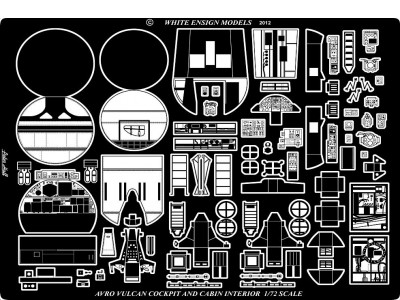 WEM 1/72 Avro Vulcan Interior Detail Set (PE 7255A)