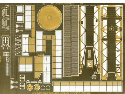 WEM 1/72 WWII USN Battleship Catapult (PE 7208)